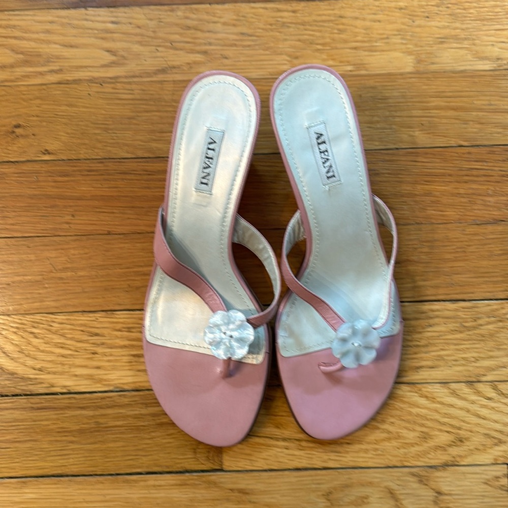 Alfani heeled sandals, pink size 8.5